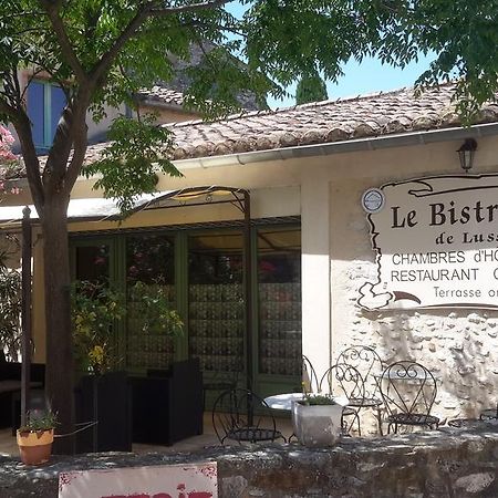 Auberge Le Bistrot De Lussan Lussan  Extérieur photo